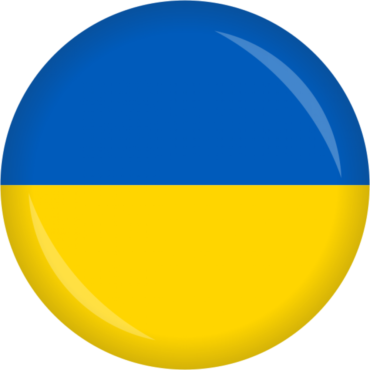Flag of Ukraine icon, emblem