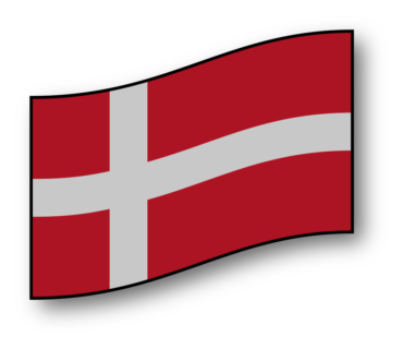 The national flag of Denmark, png