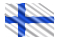 Finland flag 4k