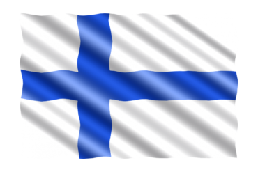 Finland flag 4k
