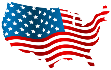 Flag of the USA, continent