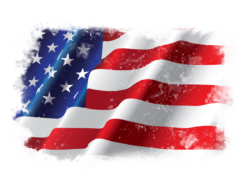 American Flag grunge