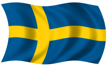 The Swedish flag is beautiful