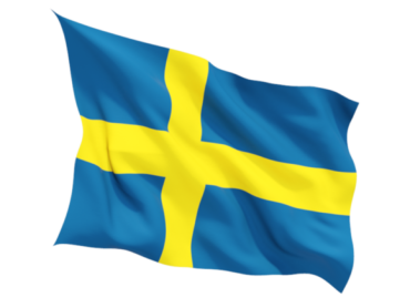 The waving flag of Sweden