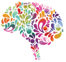 Brain, colors, png