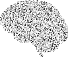 Human brain drawing, png, picture