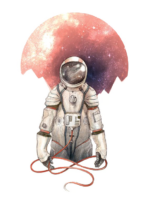 Cosmonaut art