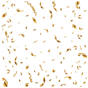 Golden confetti, background