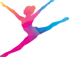 Silhouette of a ballerina, dancer