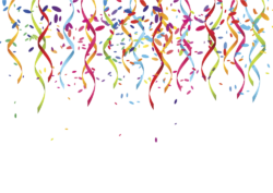 Serpentine, background, confetti, png