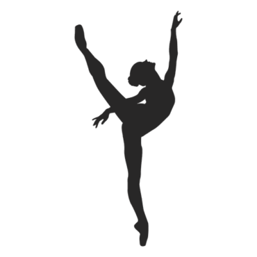 Silhouette of a ballerina, dancers