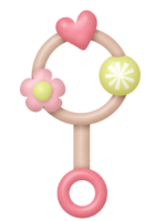 Baby rattle, PNG
