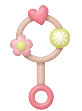 Baby rattle, PNG