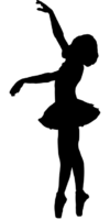 Silhouette of a ballerina