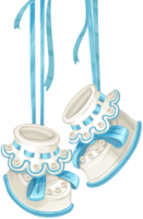 Baby in a diaper vector