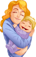 Mom and baby