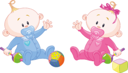 Babies clipart , png