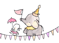 Bunny and elephant png