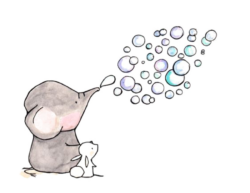 Saliva and soap bubbles apg