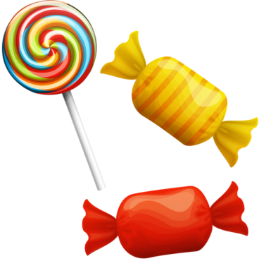 Lollipops, candies, PNG