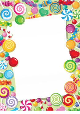 Collage frames,candy, png