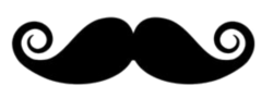 Mustache black, PNG