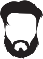 Beard clipart, male, png
