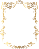 Engraving frame, gold, photo