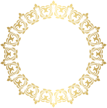 Pattern, Round element, Vector, gold, frame