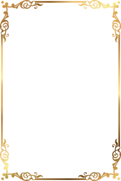 Patterns, gold frame, png, ornament, photo