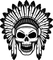 Indian Skull logo