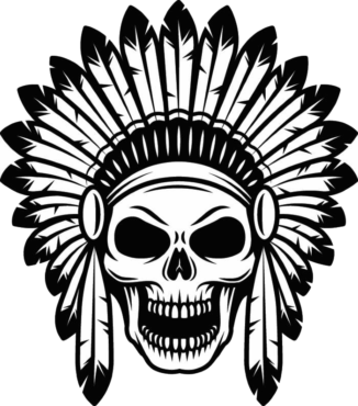 Indian Skull logo
