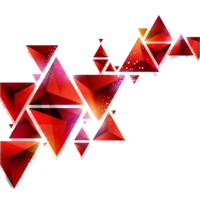 Abstract triangles, png