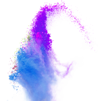 Colored spray, apg
