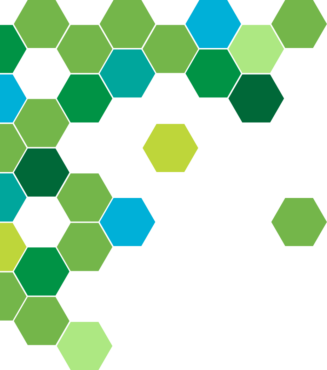 Hexagons background, png