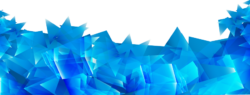 Blue crystal background, png