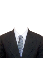 Jacket and tie for photoshop, PNG