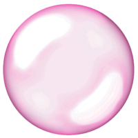 Pink apg soap bubble, vector