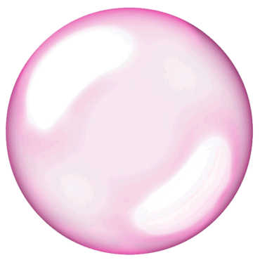 Pink apg soap bubble, vector