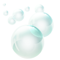 Background with bubbles, png