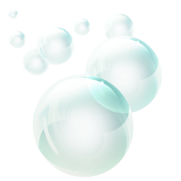 Background with bubbles, png