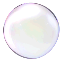 Bubbles on a white background