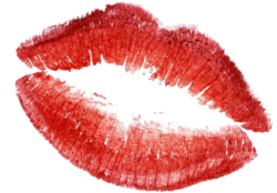 Sticker kiss, png