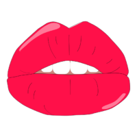 Cartoon lips