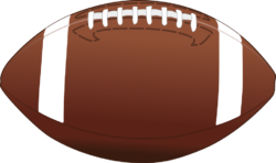 Rugby ball vector