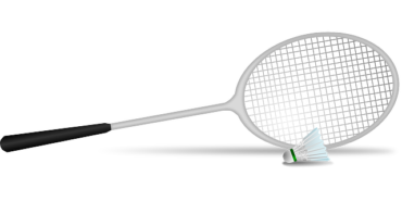 Badminton rackets, sports