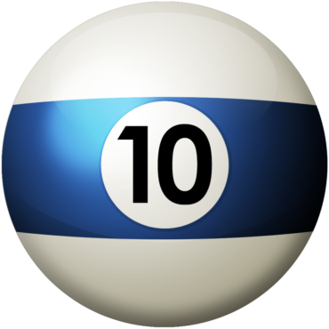 Billiard ball 10