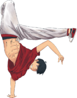 Anime break dance