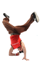 Break dance dancer