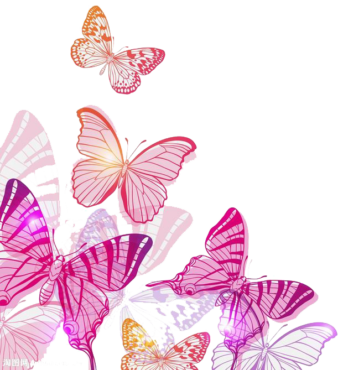 Seamless butterfly background